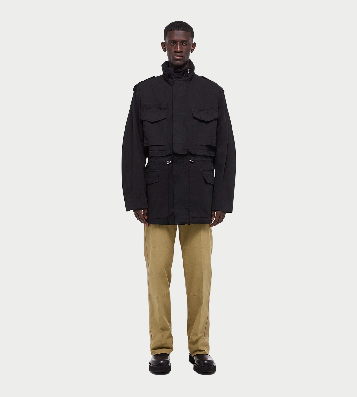 HELMUT LANG - Detachable Field Jacket Blk
