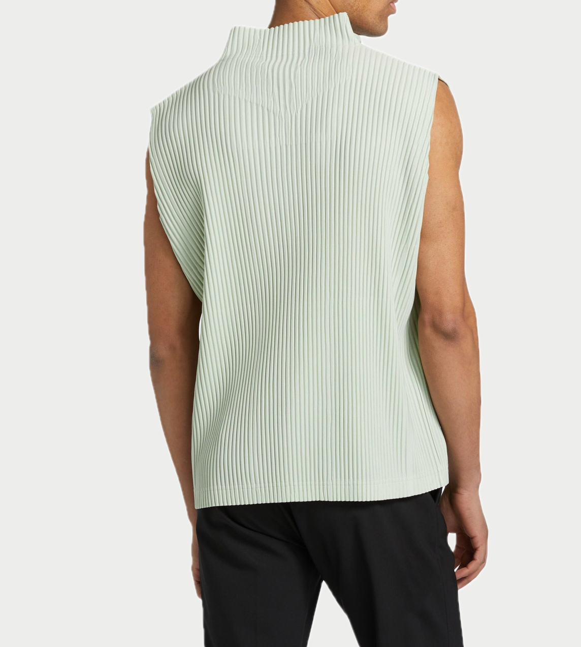 HOMME PLISSE ISSEY MIYAKE - MC Zip-up Vest Frosty Grey