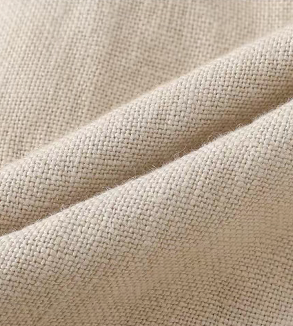 INTO THE EAST - Beige Linen Embroidered Shorts Beige