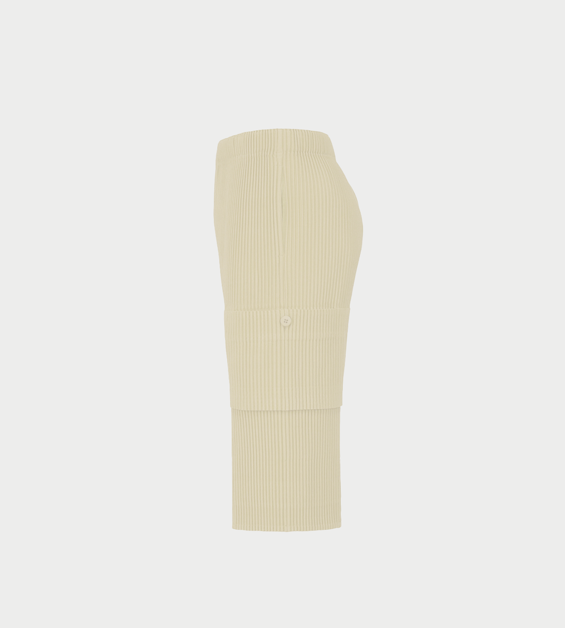 HOMME PLISSE ISSEY MIYAKE - Multi-pocket Shorts Limestone white