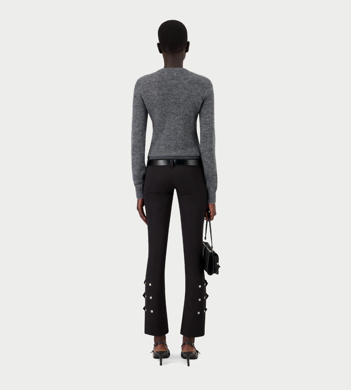 COPERNI - Buckle Cut-out Sweater Grey