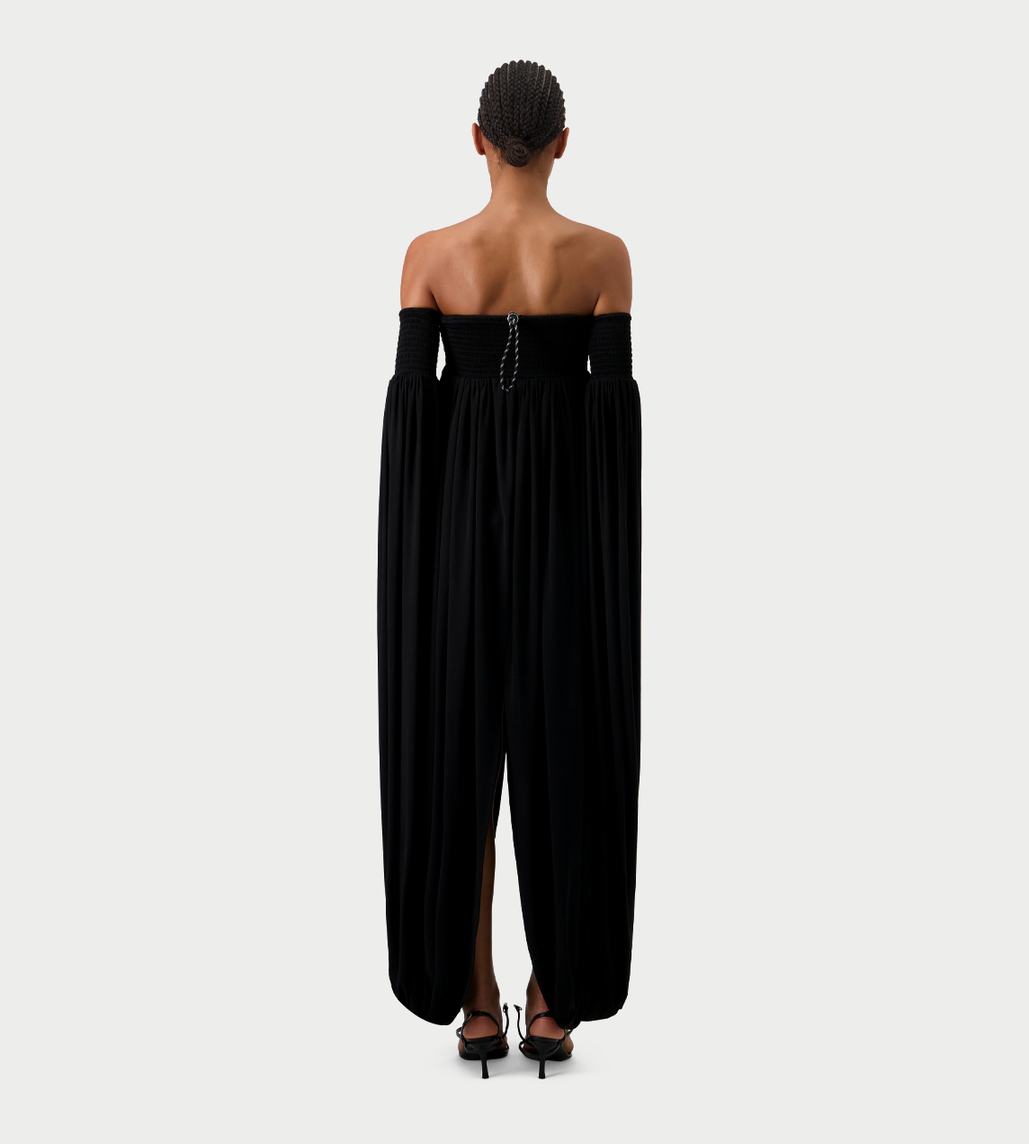 All-in-one Smock Dress Blk
