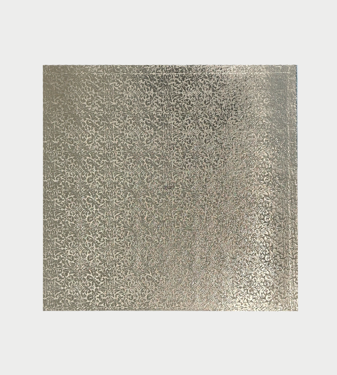 Padded All-over Pattern Stole White