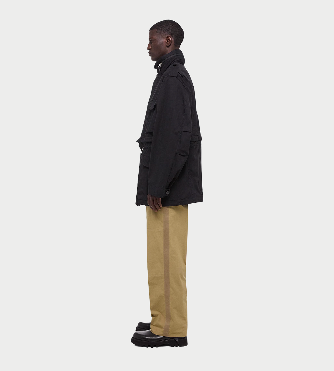HELMUT LANG - Detachable Field Jacket Blk