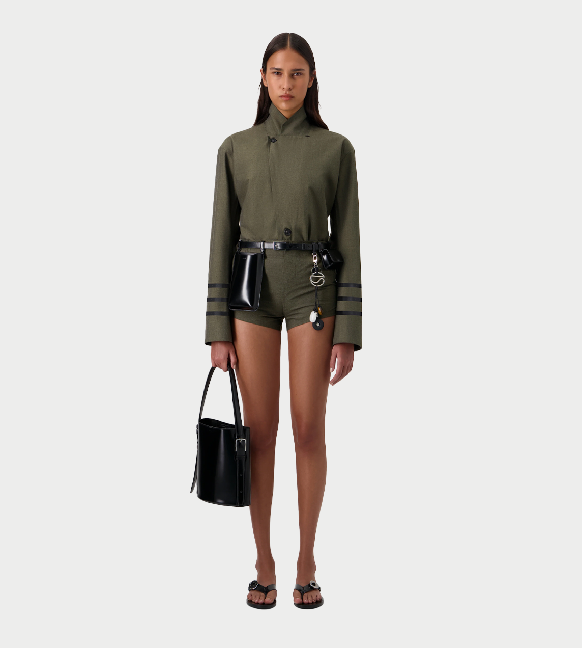 COPERNI - Technical Tailored Shorts Green