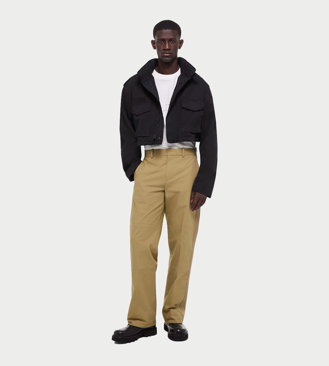 HELMUT LANG - Detachable Field Jacket Blk