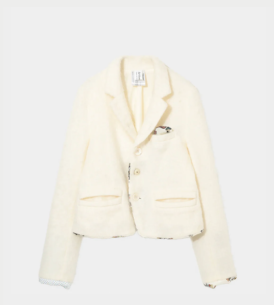 UNDERCOVER - Wool Short Jacket White