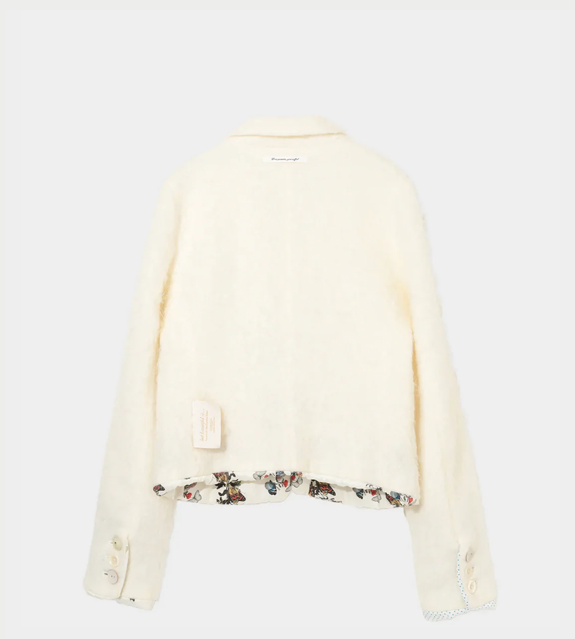UNDERCOVER - Wool Short Jacket White
