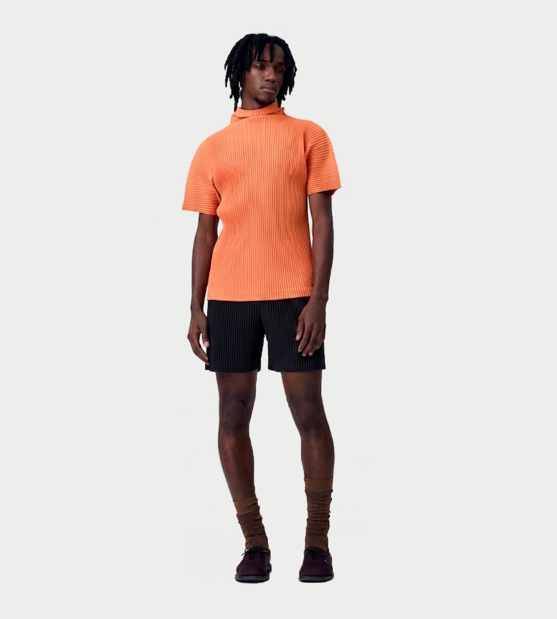 MC Pleated Shorts Blk