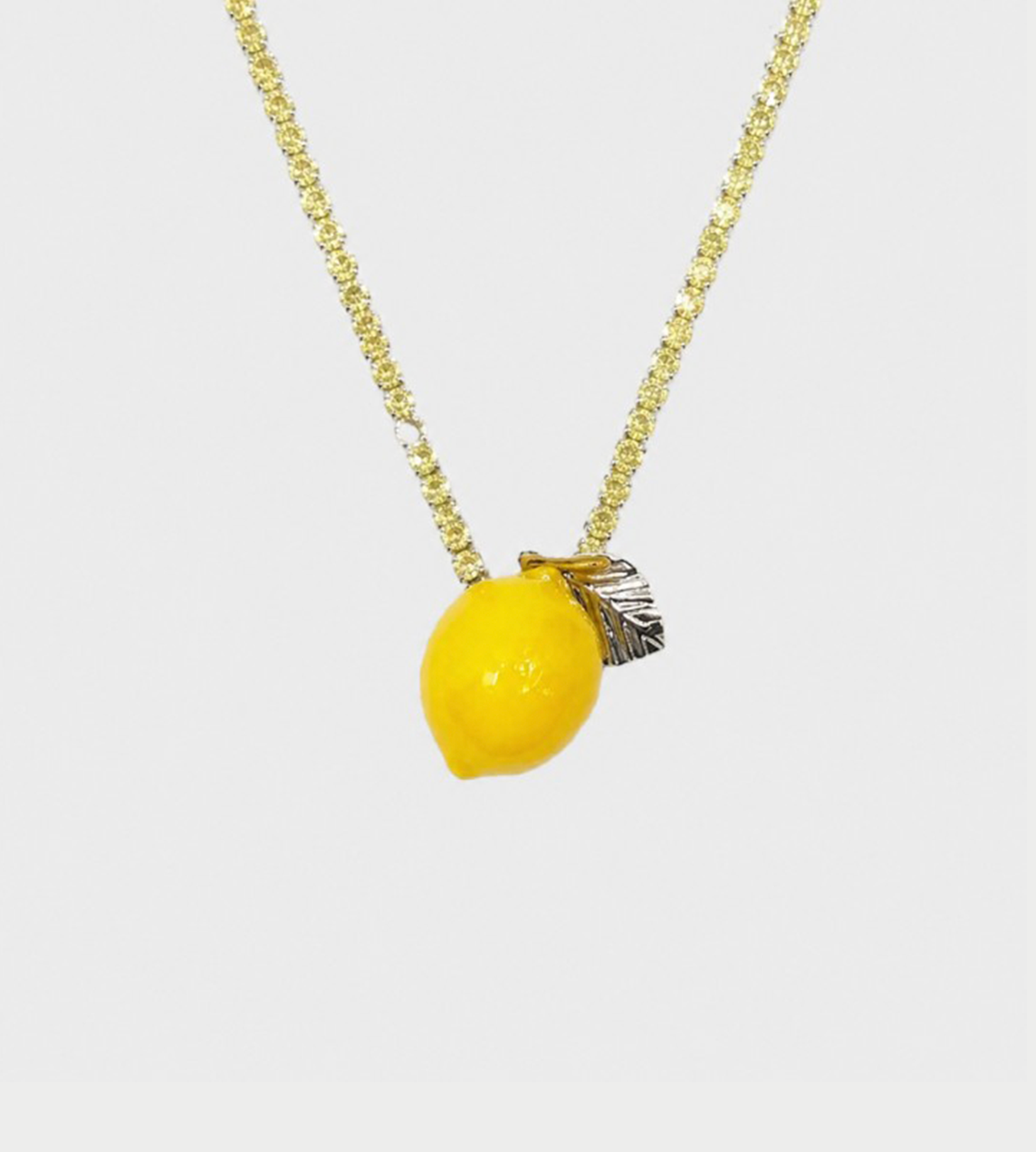 YVMIN - Lemon Necklace Yellow