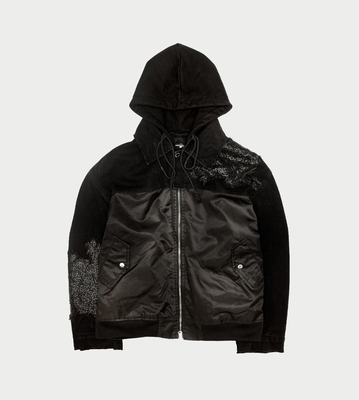 SONG FOR THE MUTE - TKL Denim Padded Jacket Blk