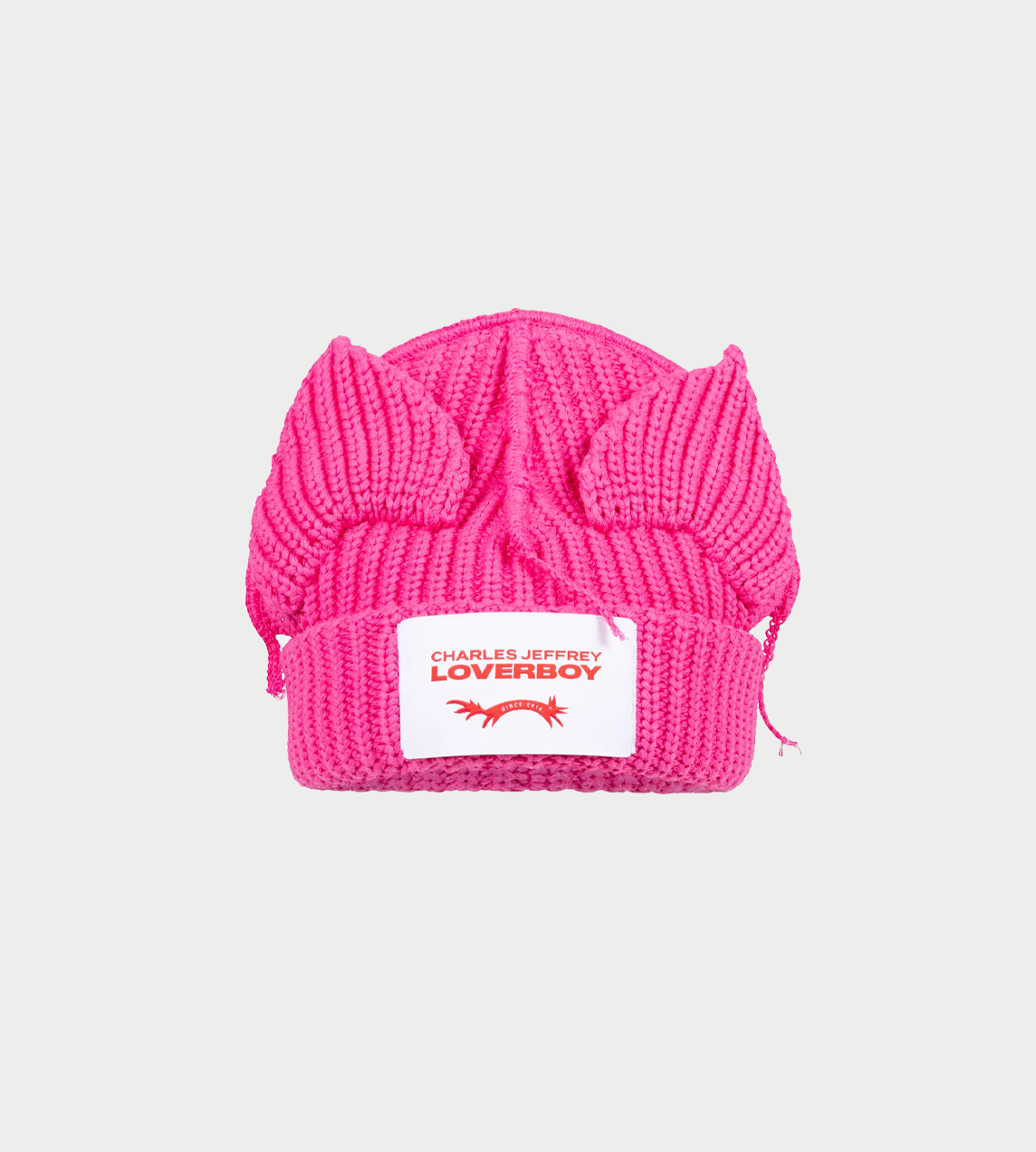 CHARLES JEFFERY LOVERBOY - Chunky Ears Beanie Pink