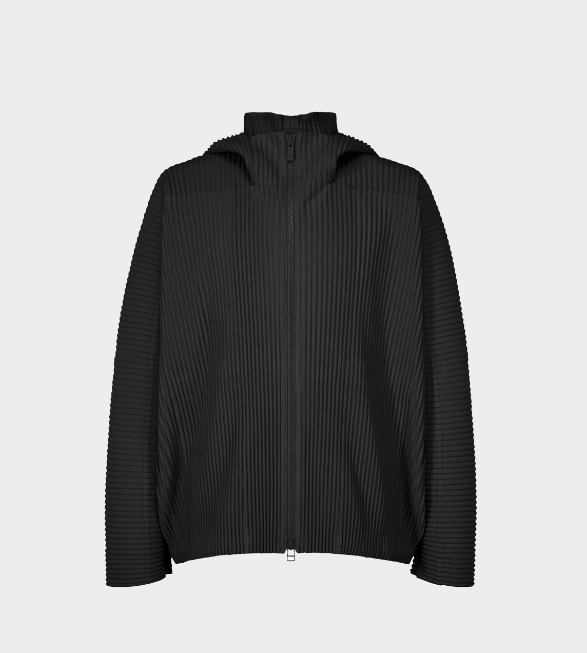 HOMME PLISSE - MC Cocoon Jacket Blk