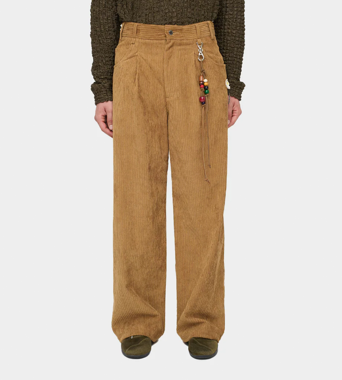 SONG FOR THE MUTE - Flower Boyfriend Jeans Camel