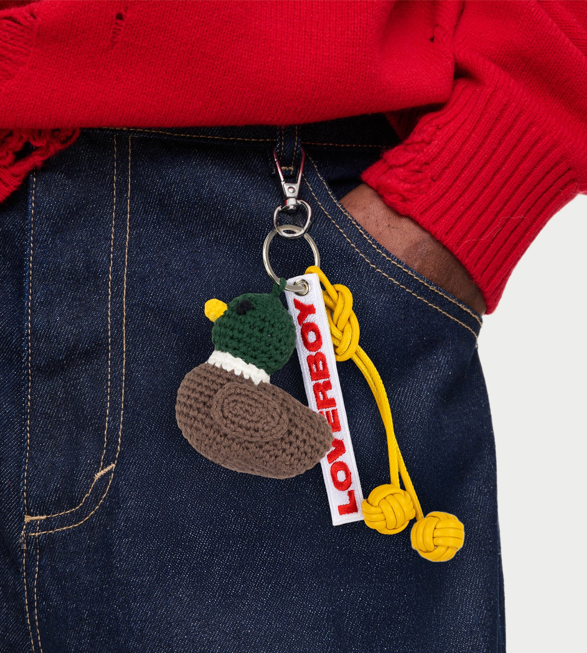 CHARLES JEFFERY LOVERBOY - Bag Charm Green