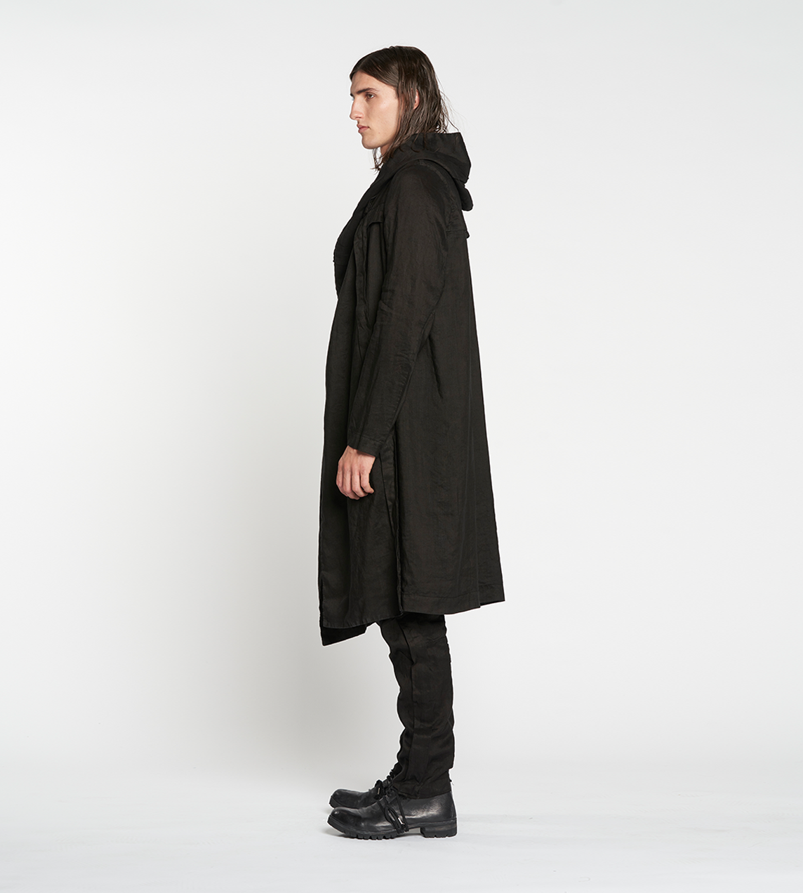 MASNADA - Hooded Parka Blk