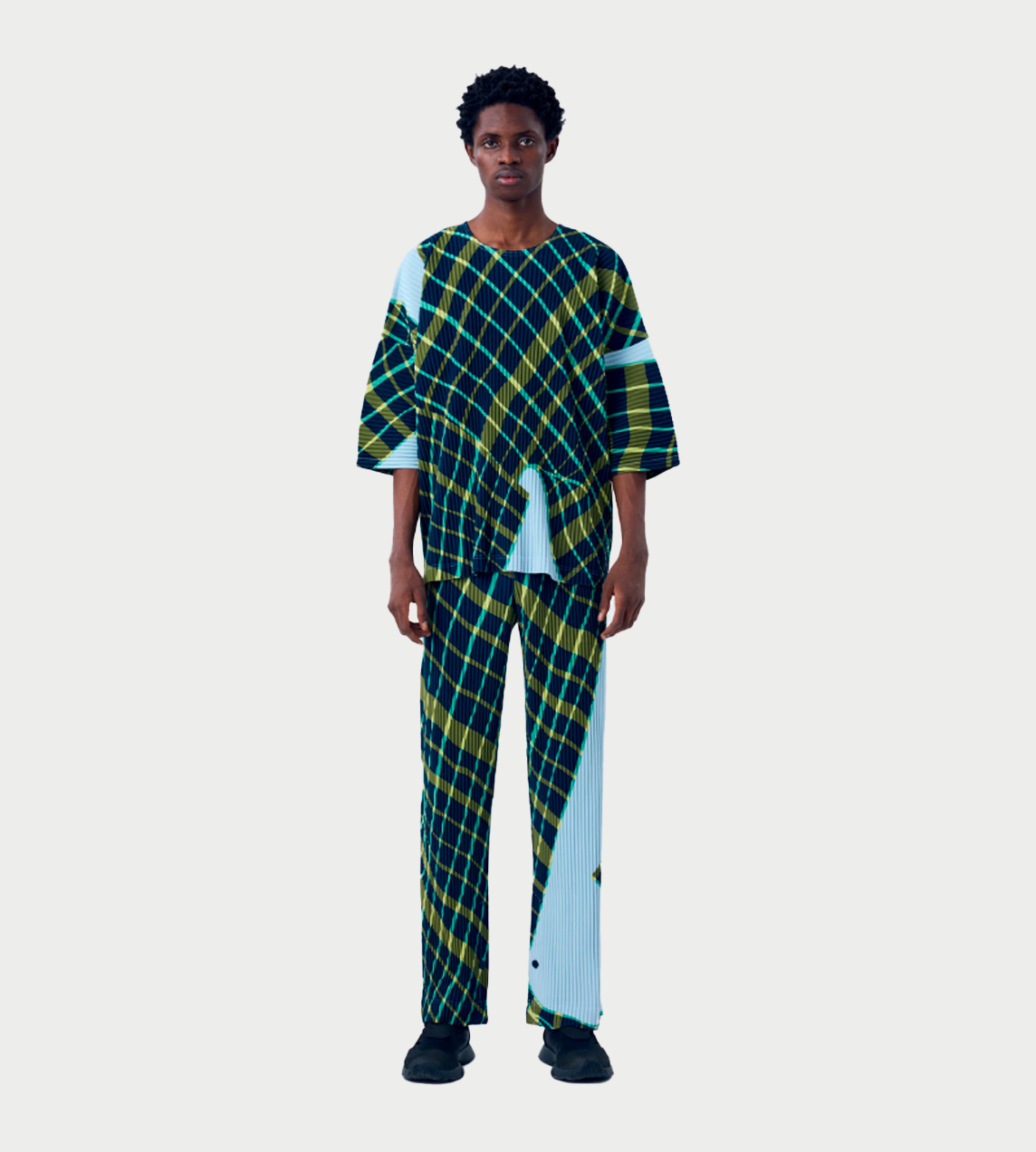 HOMME PLISSE ISSEY MIYAKE - MC Graphic Pullover Navy