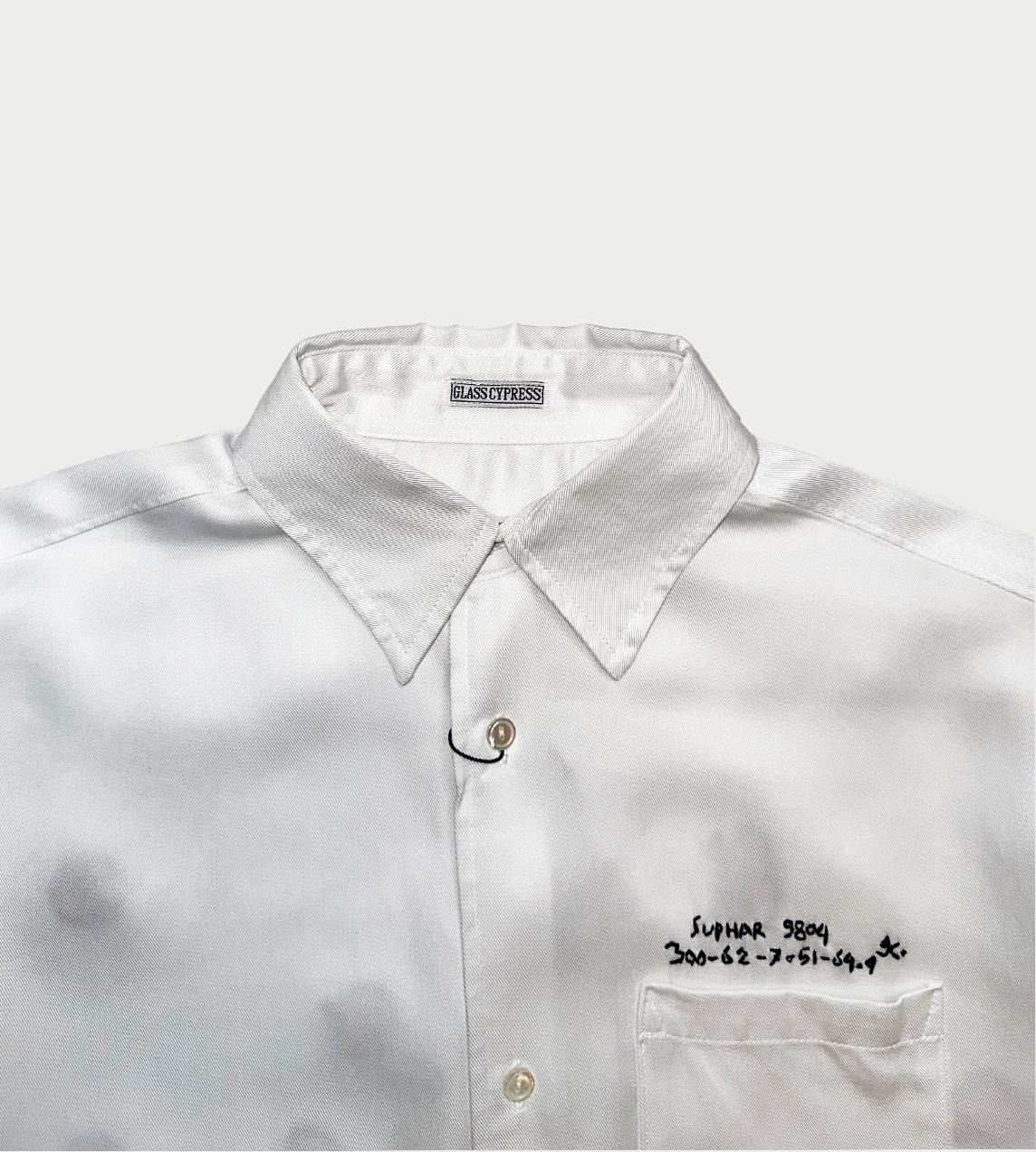 GLASS CYPRESS - Pharmacy Shirt White