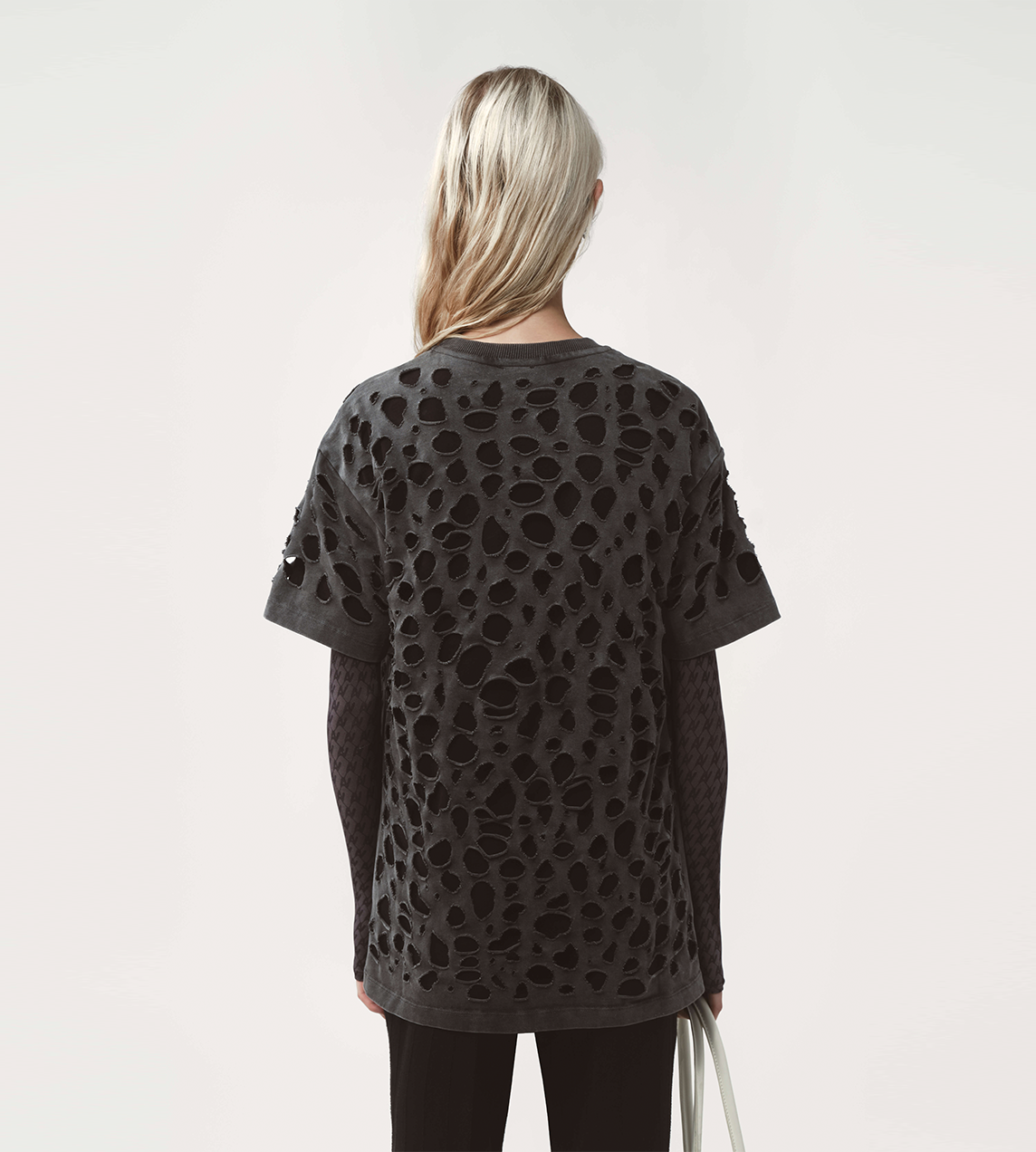 Theo Tee Distressed Blk