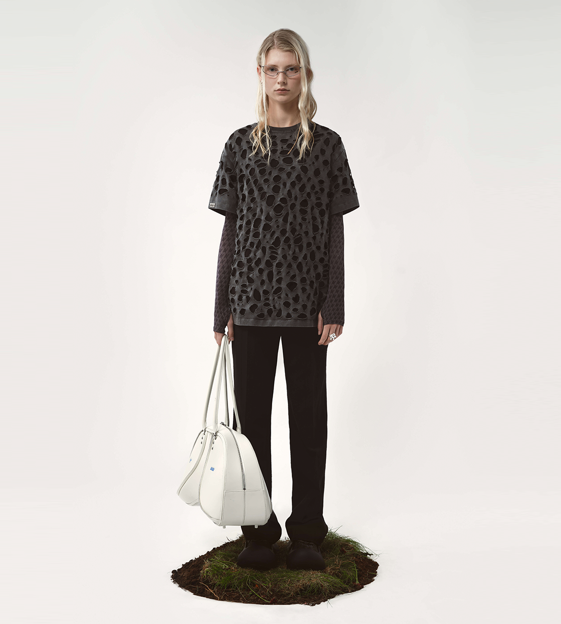 Theo Tee Distressed Blk