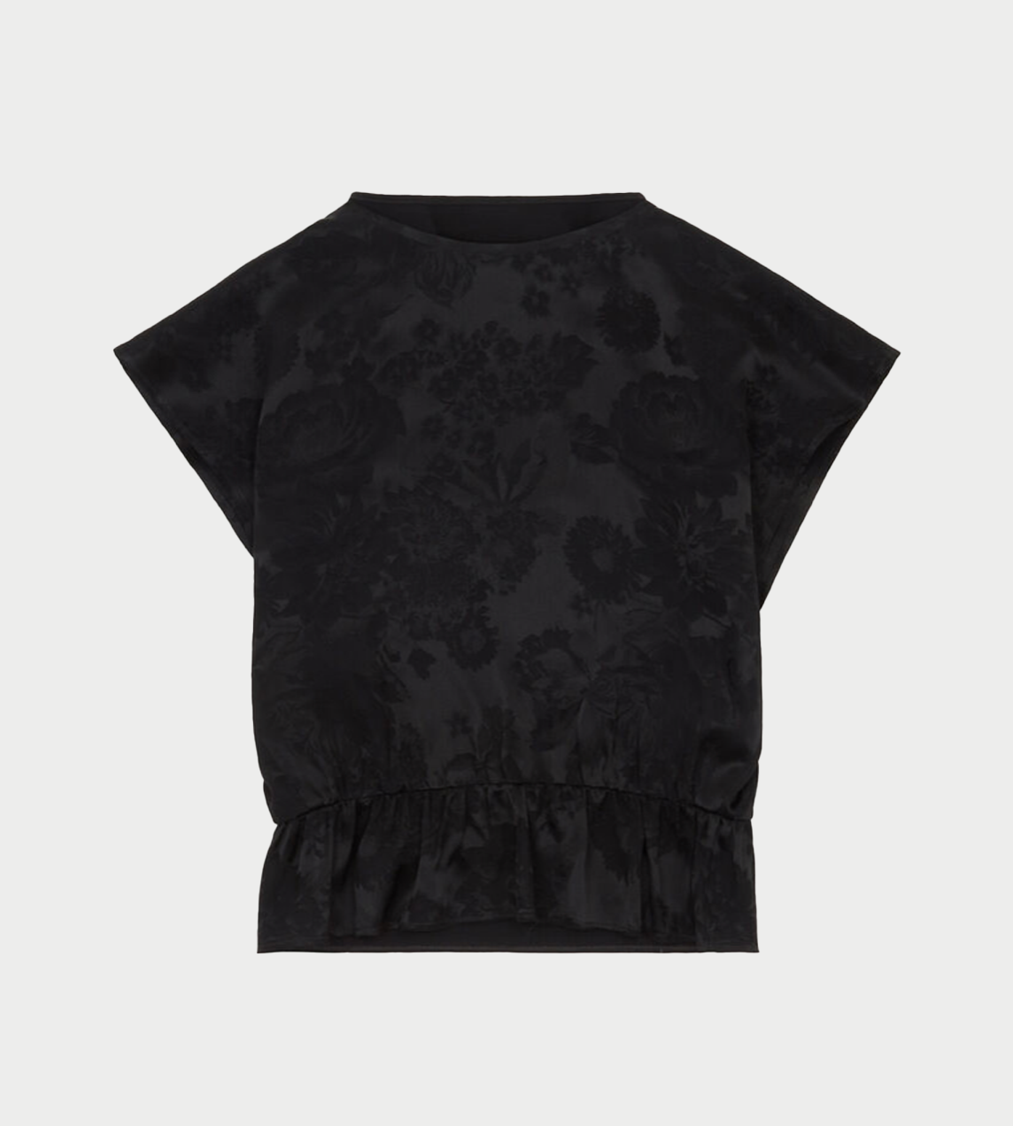 MM6 MAISON MARGIELA - Jacquard Short-sleeved Top Blk