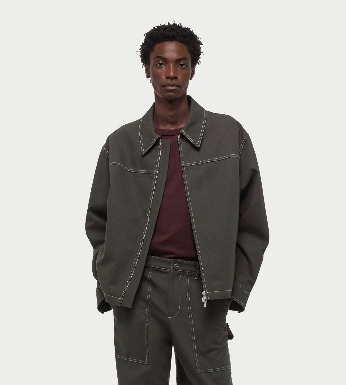 HELMUT LANG - Carpenter Utility Jacket Graphite