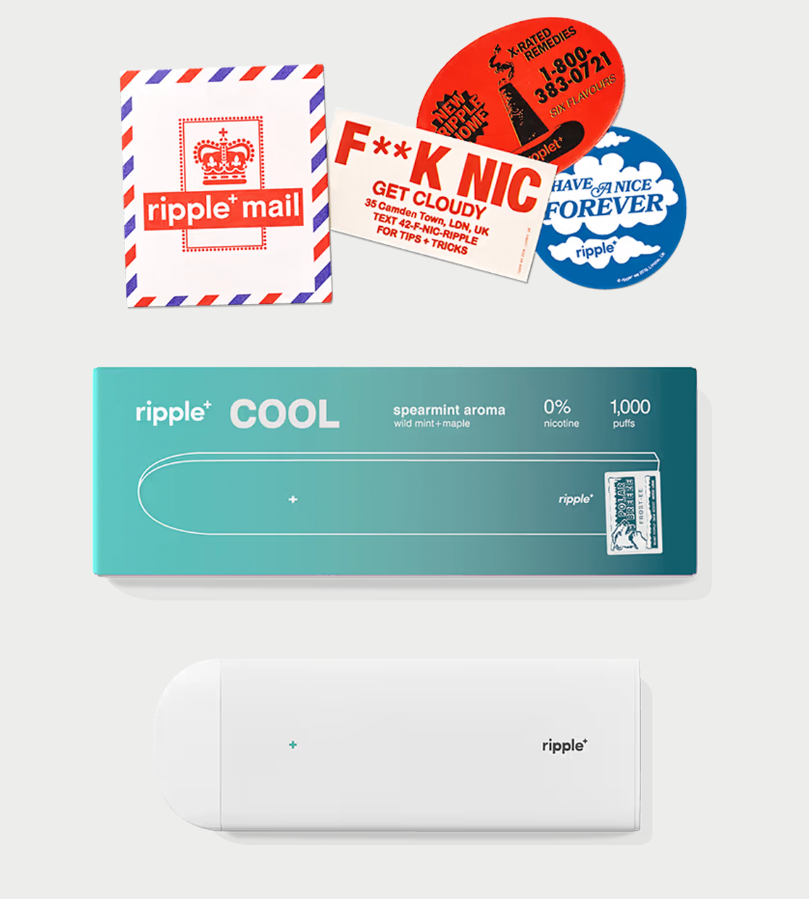 Ripple - Plant-Powered puffs Cool/Spearmint