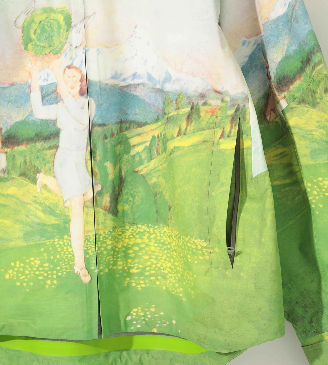 UNDERCOVER - FAUST Zip-up Blouson Green