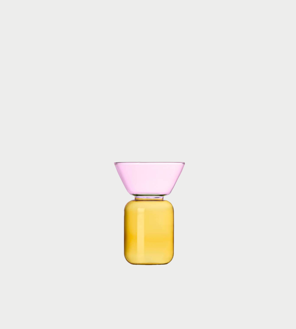 ICHENDORF - Vase Yellow-Pink Small