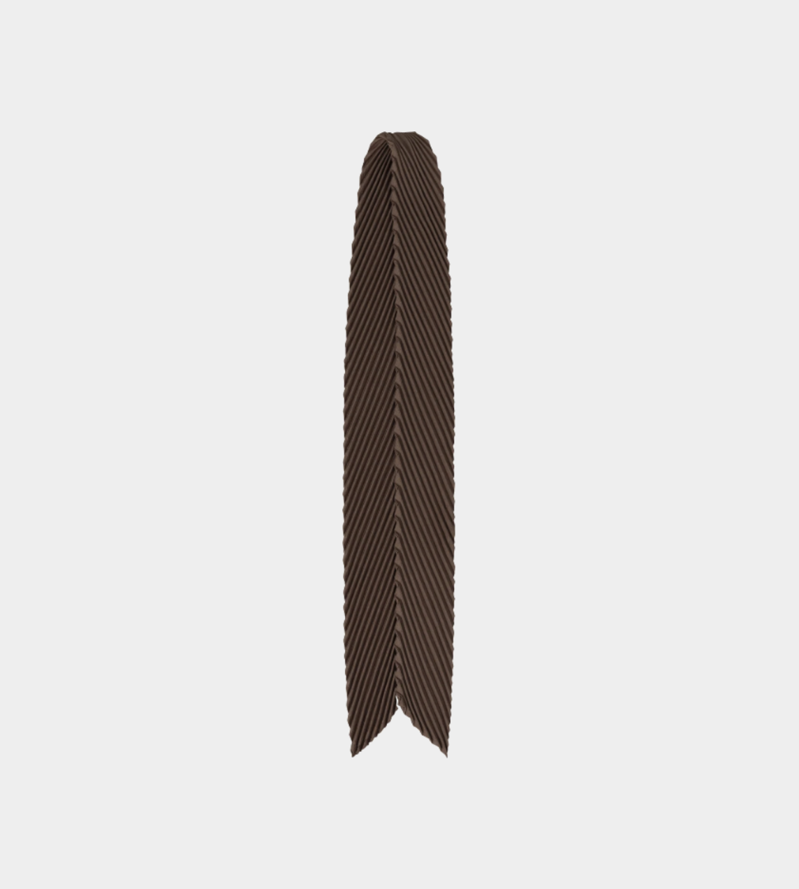 HOMME PLISSE ISSEY MIYAKE - Pleated Stole Brown