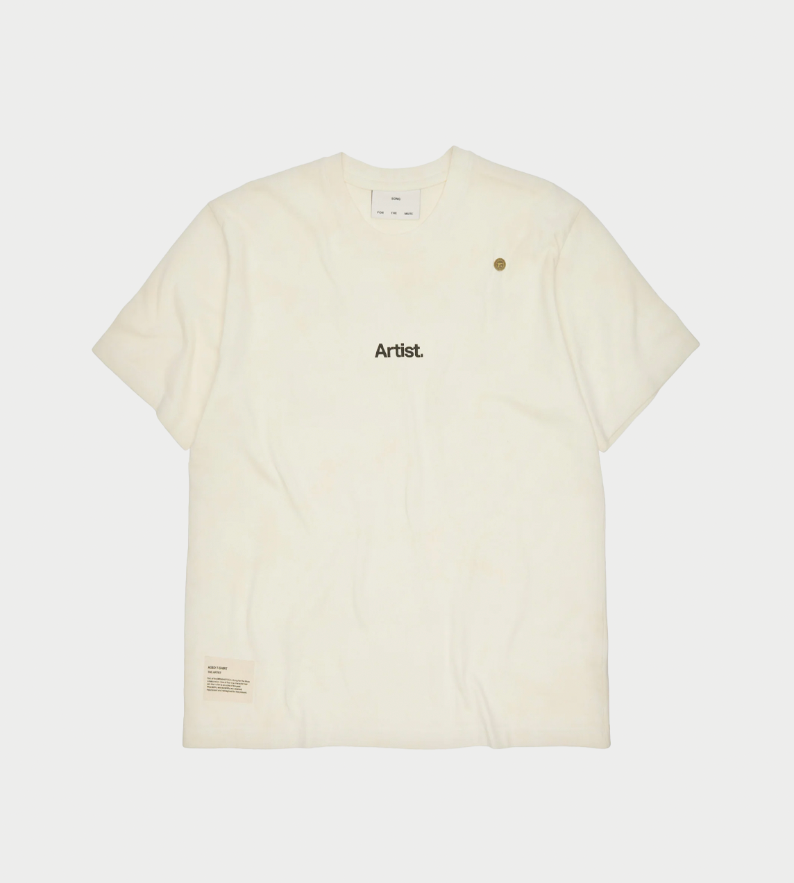 SFTM x Birkenstock "The Artist" Aged Tee White