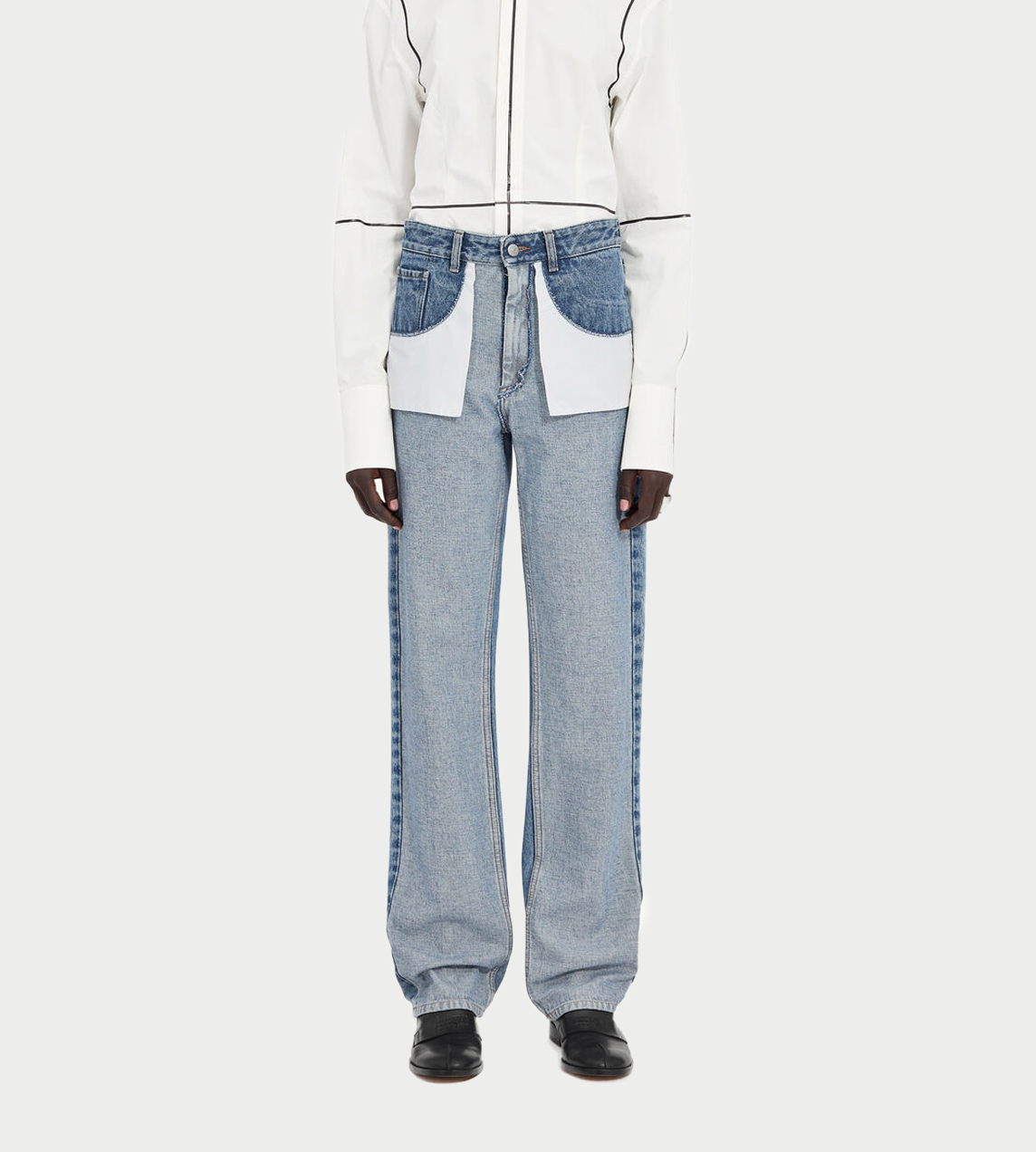 MM6 MAISON MARGIELA - Inside-out Jeans Blue