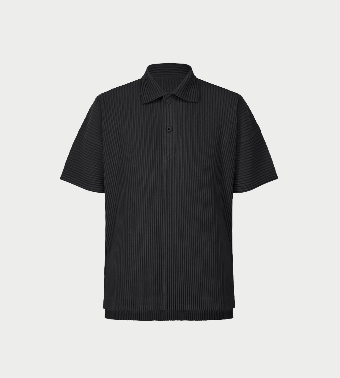 HOMME PLISSE ISSEY MIYAKE - MC Relaxed Polo Shirt Blk