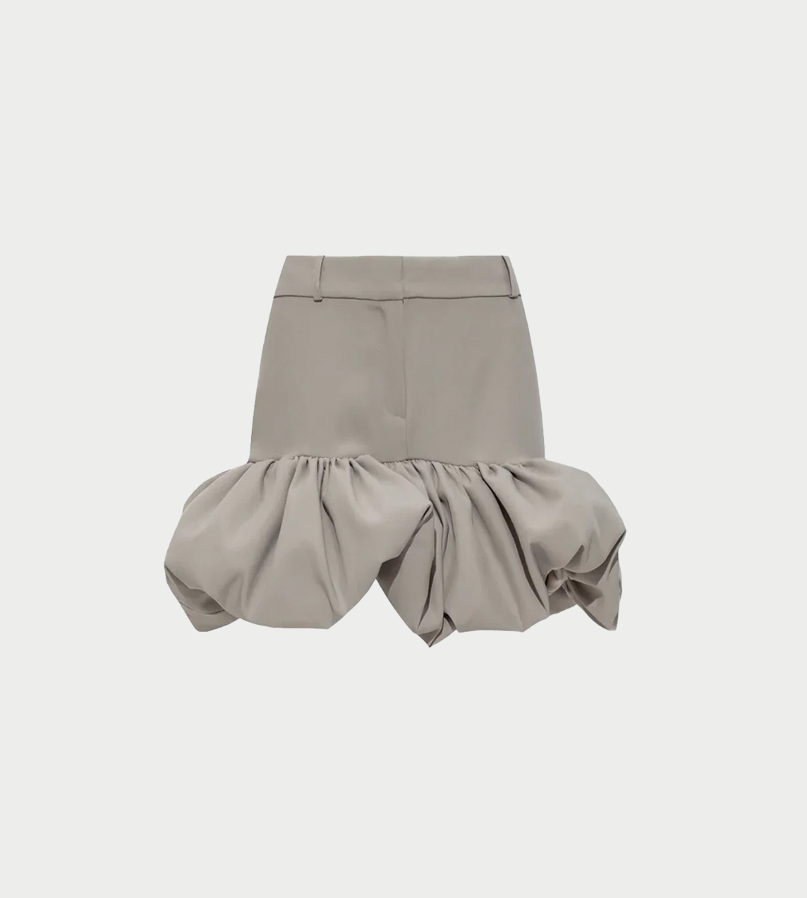 COPERNI - Gathered Hem Tailored Skirt Beige