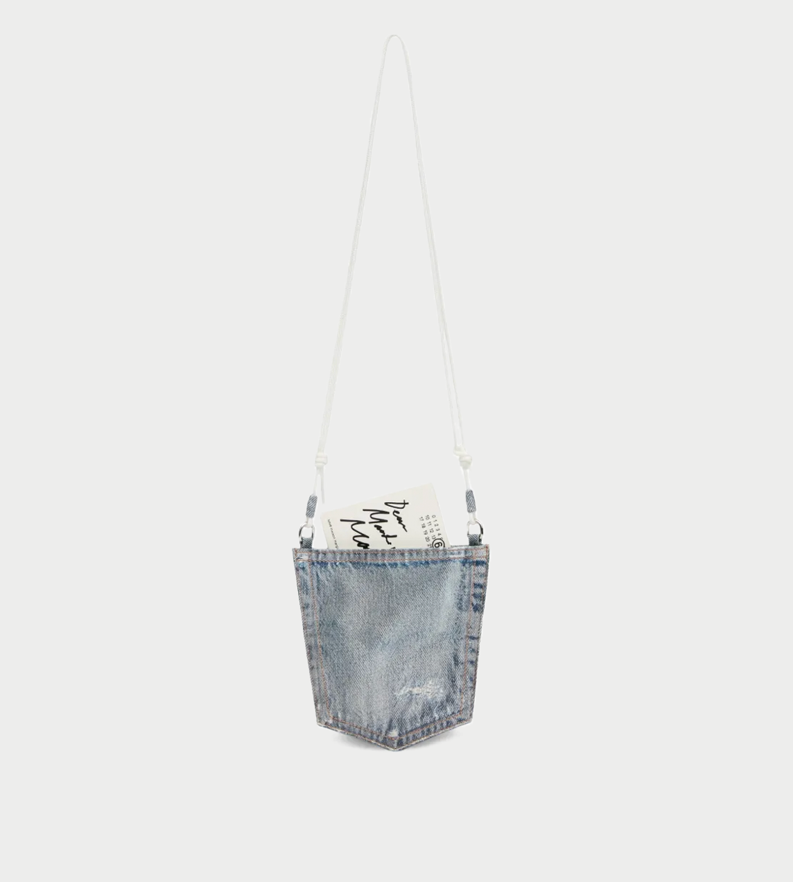 MM6 MAISON MARGIELA - Denim-effect Coated Shoulder Bag