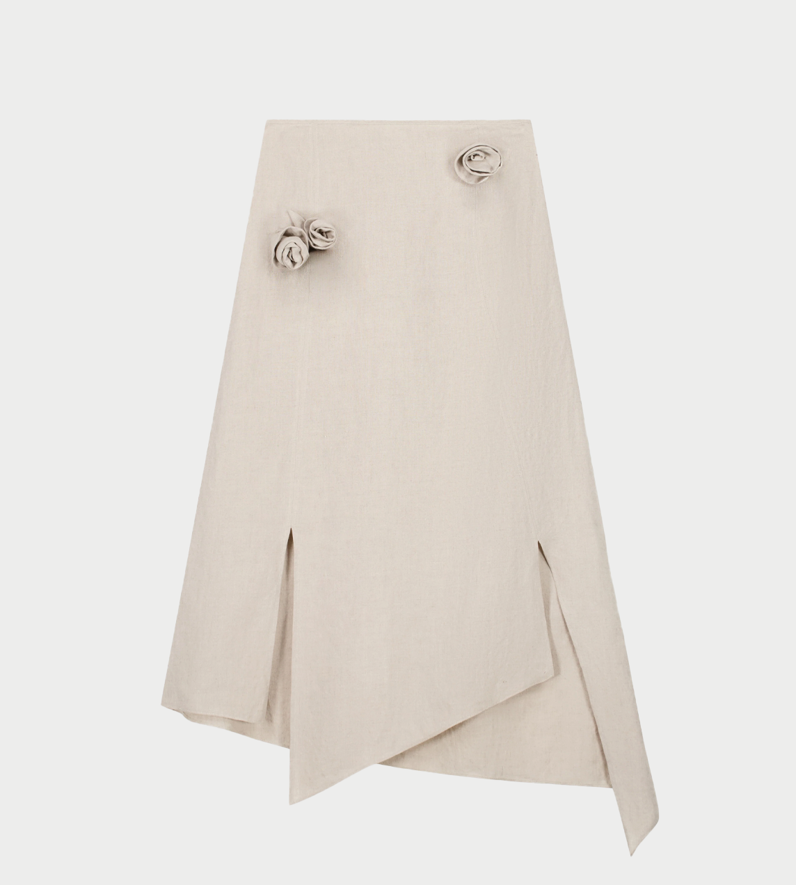 Flower Skirt Beige