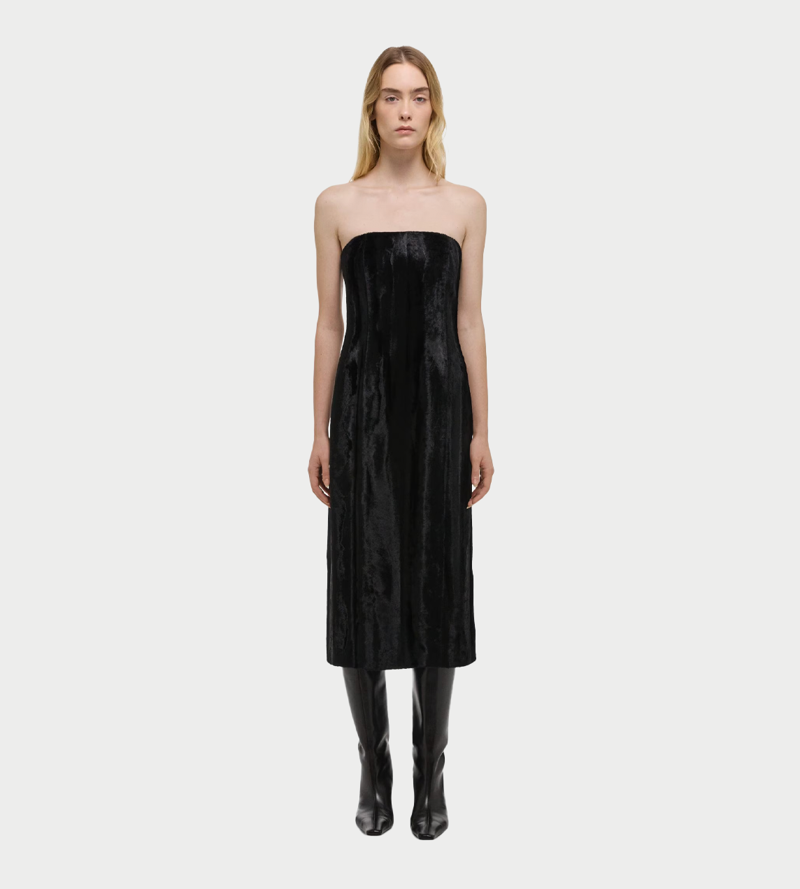 HELMUT LANG - Pony Midi Dress Blk