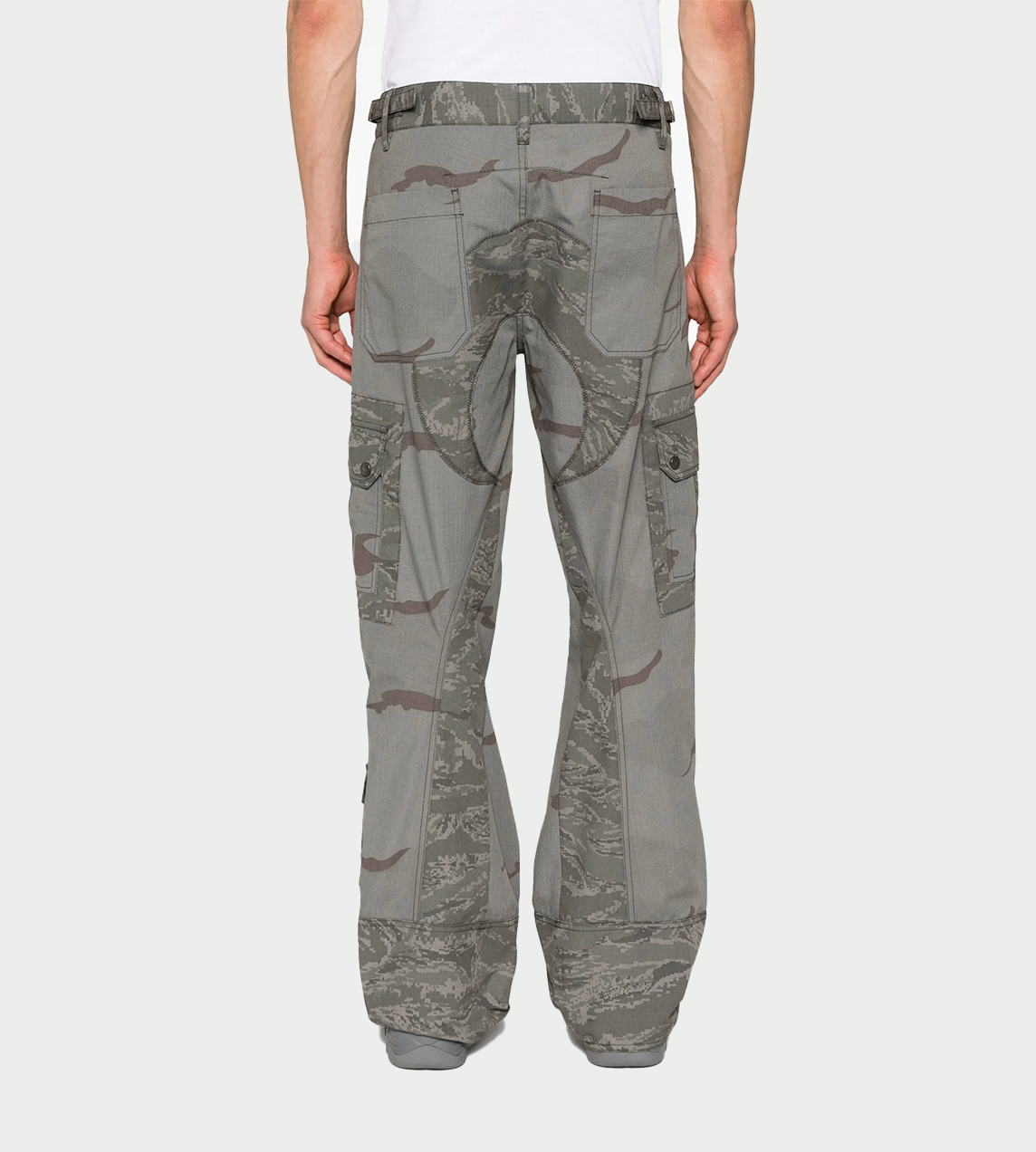 Marine Serre - REGEN Camo Cargo Pants D. Grey