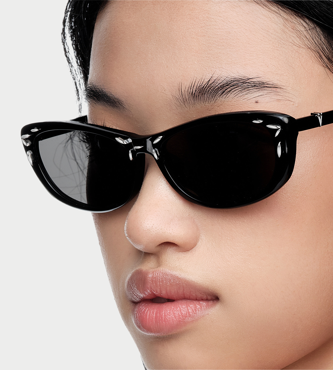 Metal Inlaid Sunglasses