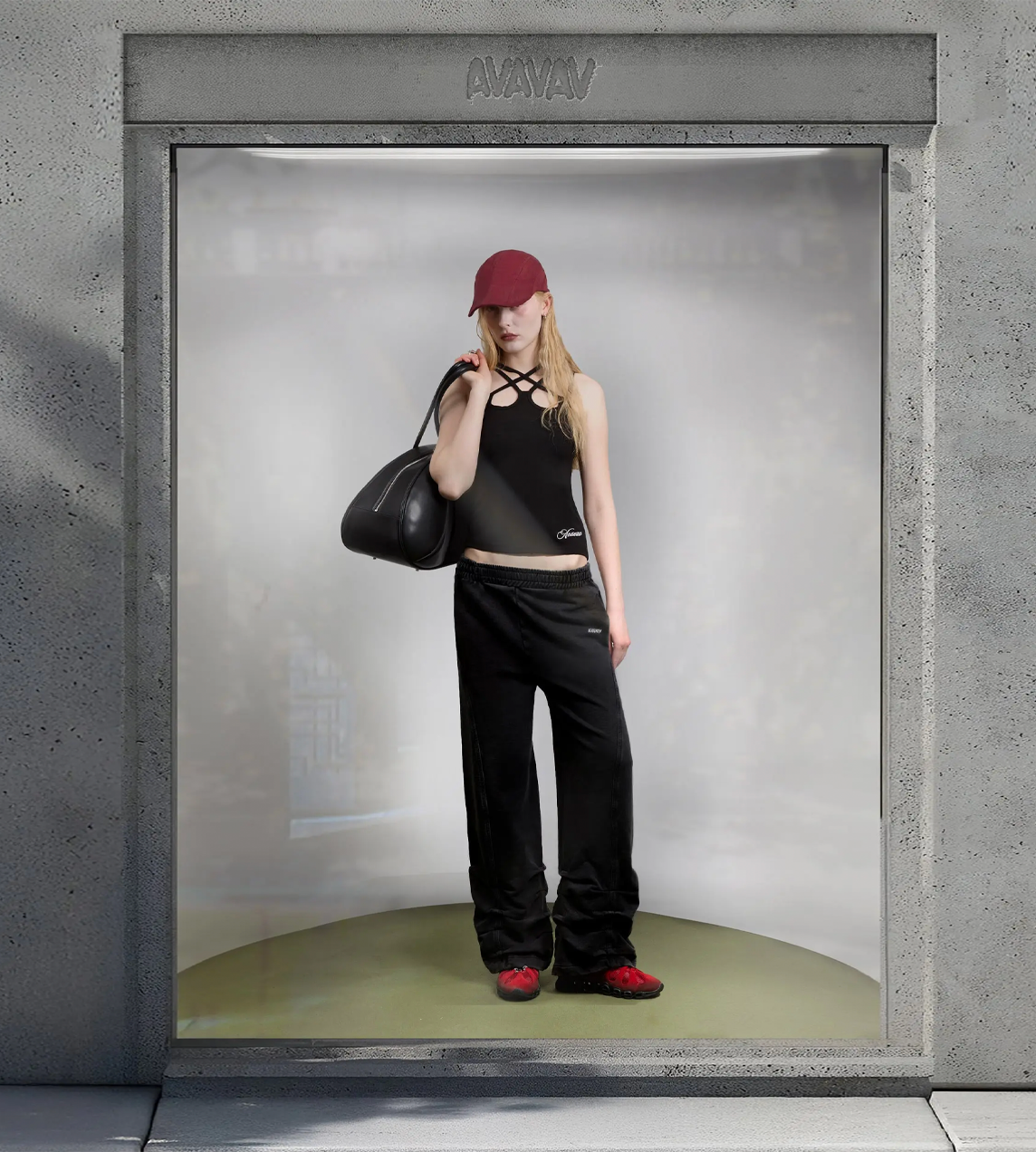 AVAVAV - Pixie Pleated Sweatpants Blk