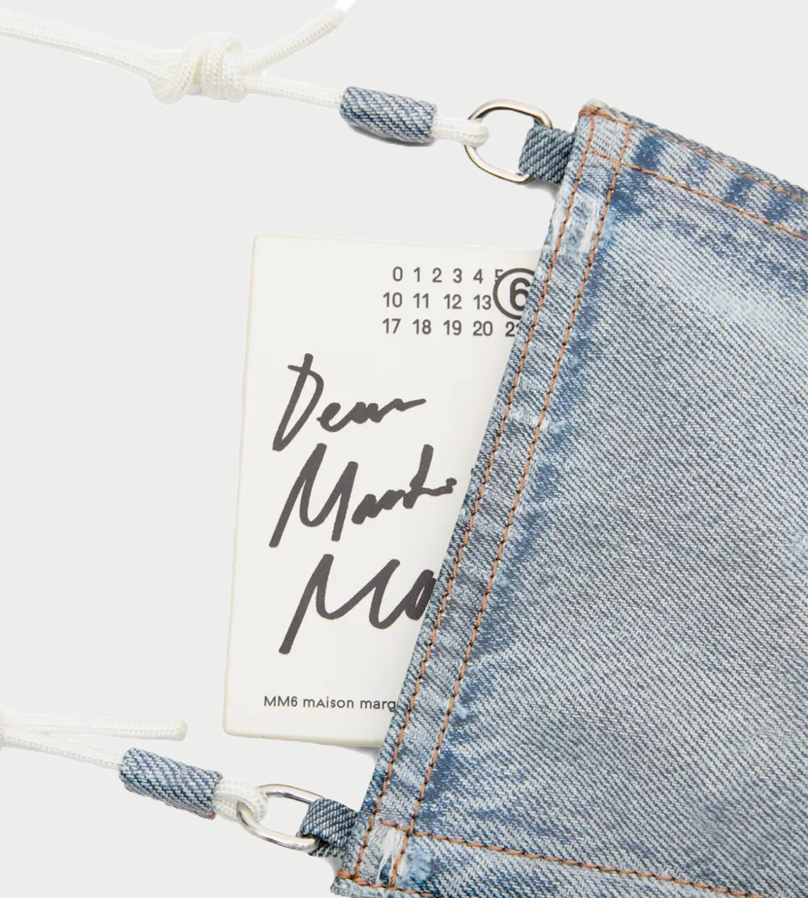 MM6 MAISON MARGIELA - Denim-effect Coated Shoulder Bag