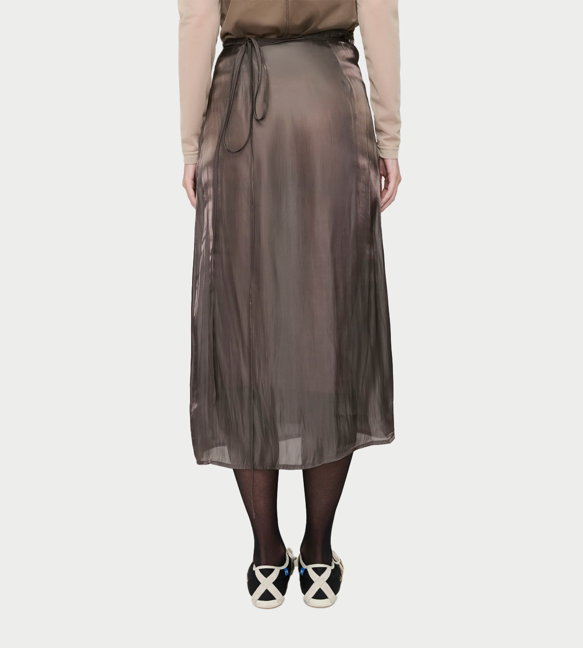 SONG FOR THE MUTE - Wrap Skirt Charcoal
