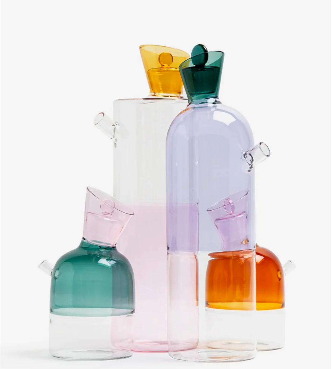 ICHENDORF - Bottle Pink/Clear/Amber