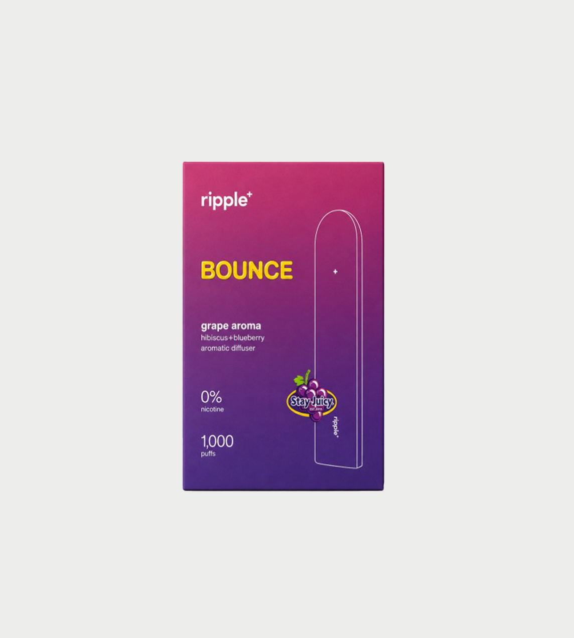RIPPLE - Plant-Powered puffs Bounce/Grape Aroma