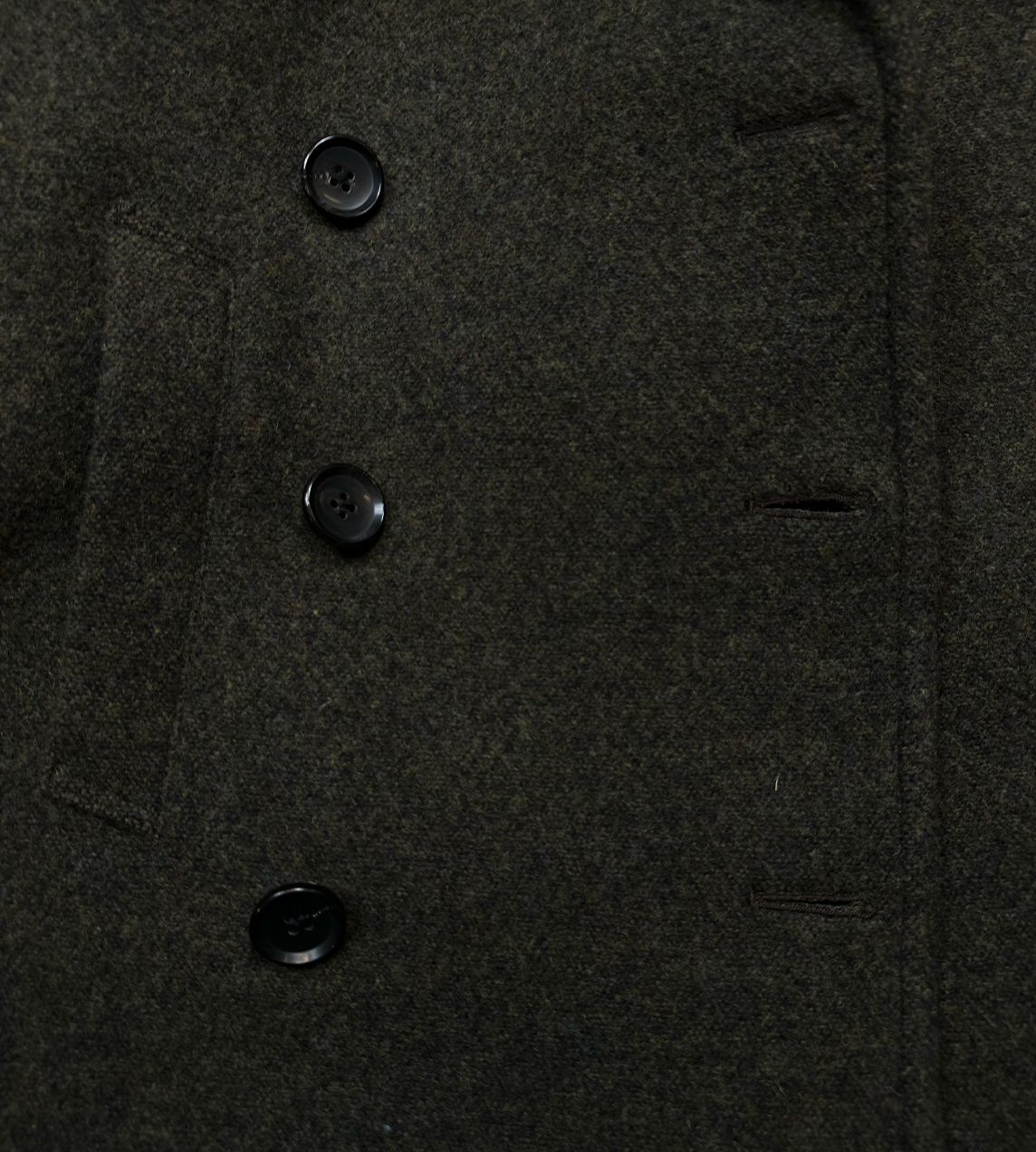 SULVAM - Over Classic Pea Coat Khaki
