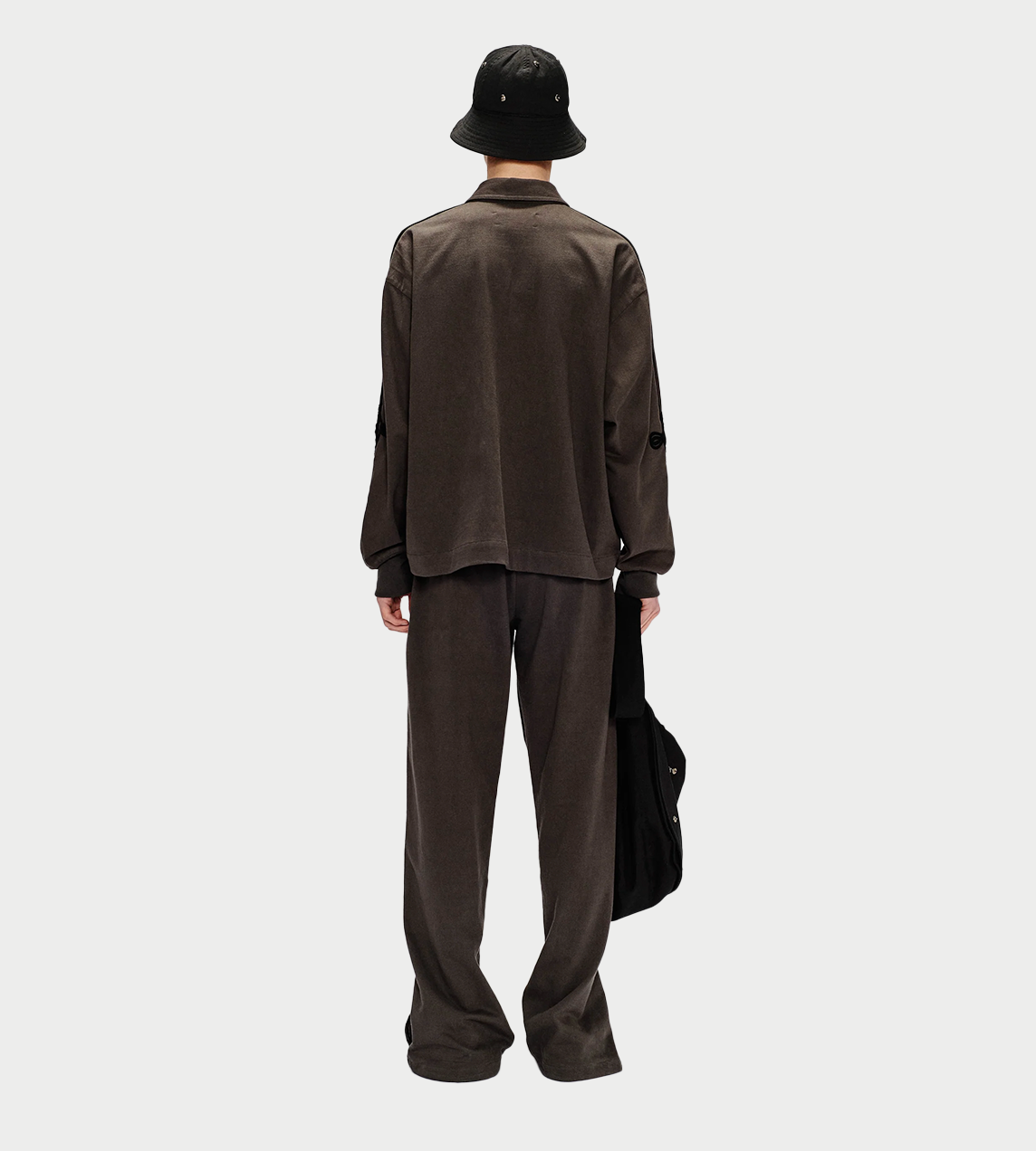 SONG FOR THE MUTE - “APPLIQUÉ” Relaxed Lounge Pants Washed Blk