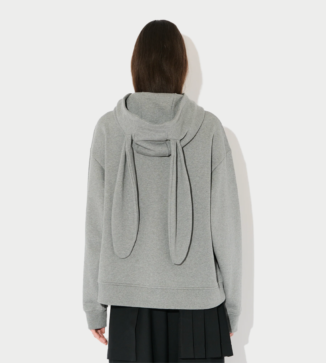 CHARLES JEFFERY LOVERBOY - Patch Rabbit Hoodie Grey