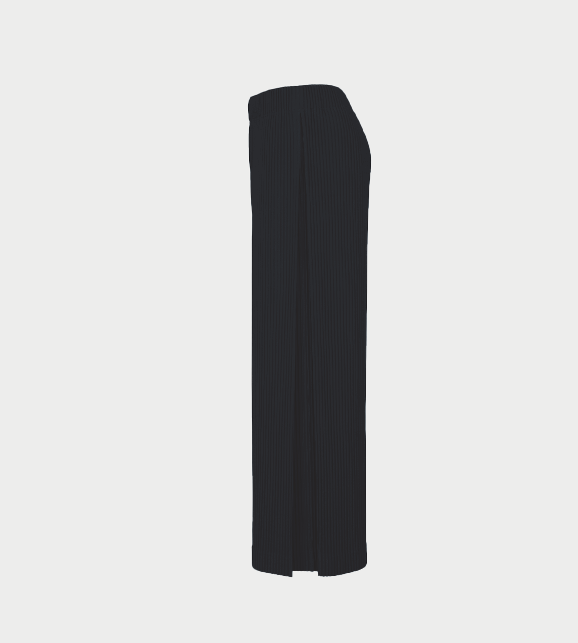 HOMME PLISSE ISSEY MIYAKE - Wide Leg Pleated Pants Blk