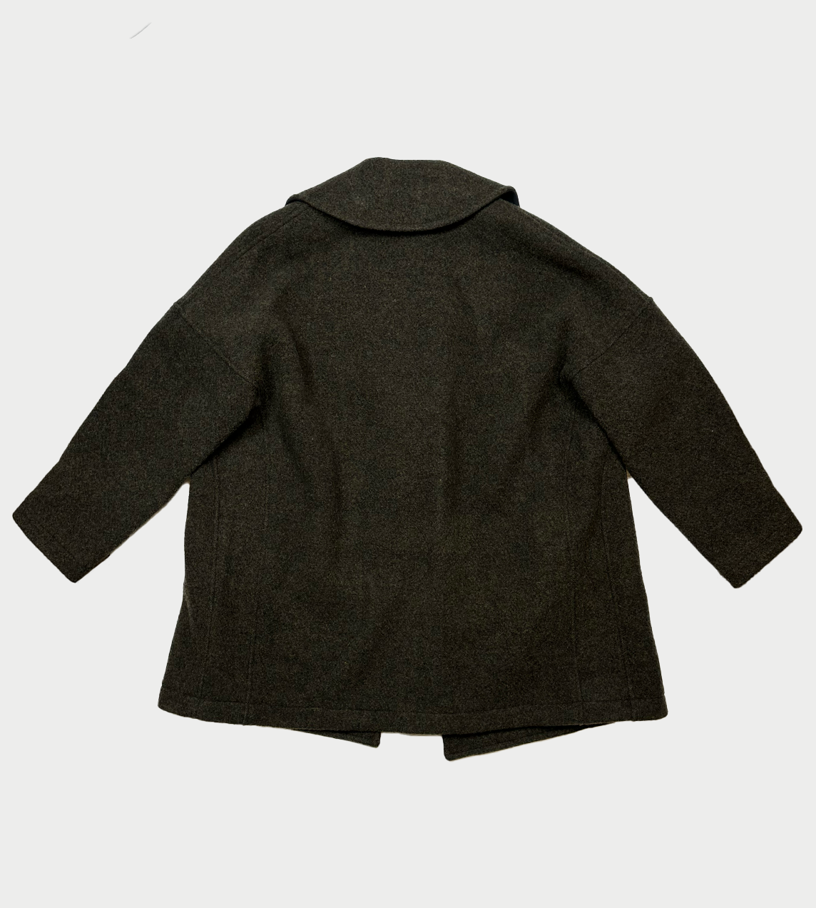 SULVAM - Over Classic Pea Coat Khaki