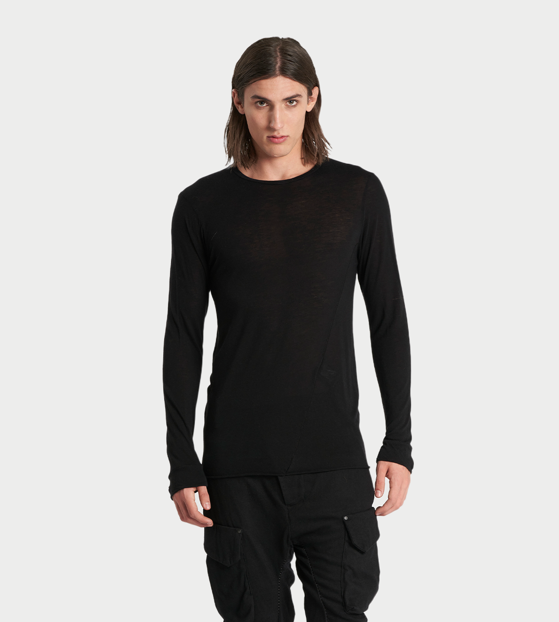 MASNADA - Long Sleeve Pullover Blk